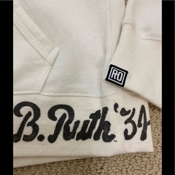 SOLD- Roots of Fight Babe Ruth Hoodie Men’s Medium - Picture 4 of 5